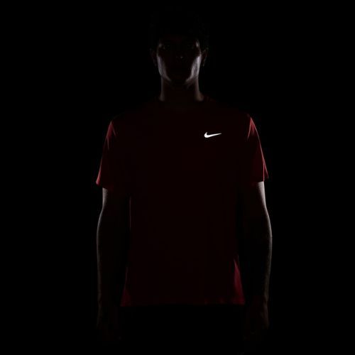 Mъжка тениска за бягане Nike Miler Dri-Fit UV light crimson