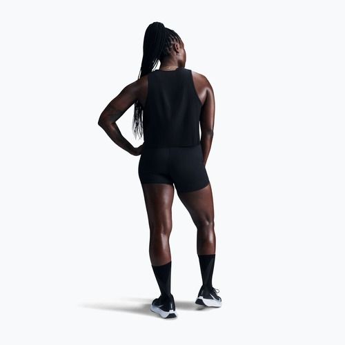 Дамска тениска за бягане Nike AeroSwift Dri-Fit ADV Cropped Tank Top black/white