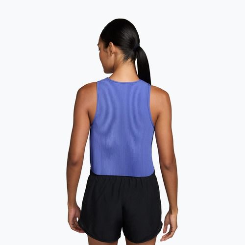 Дамска тениска за бягане Nike AeroSwift Dri-Fit ADV Cropped Tank Top off sapphire/black