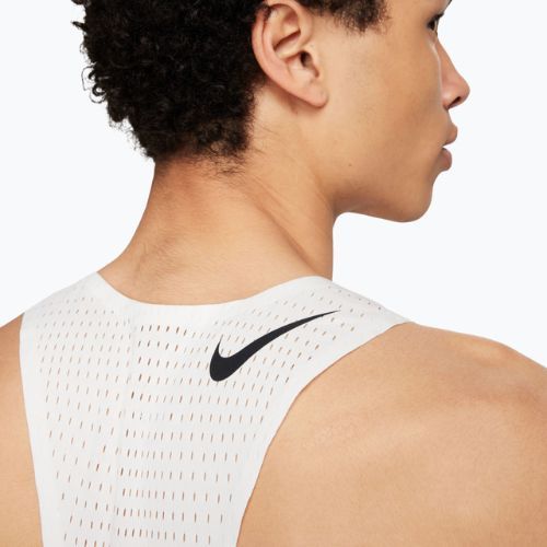 Мъжка тениска за бягане Nike AeroSwift Dri-Fit ADV summit white/black