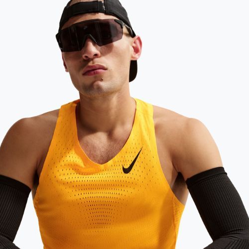 Мъжка тениска за бягане Nike AeroSwift Dri-Fit ADV laser orange/black