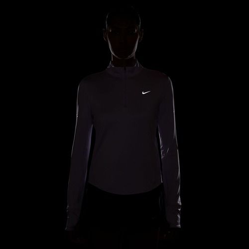 Дамска блуза с дълъг ръкав за бягане Nike Swift Dri-Fit UV 1/4-Zip violet mist
