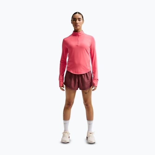 Дамска блуза с дълъг ръкав за бягане Nike Swift Dri-Fit UV 1/4-Zip sea coral