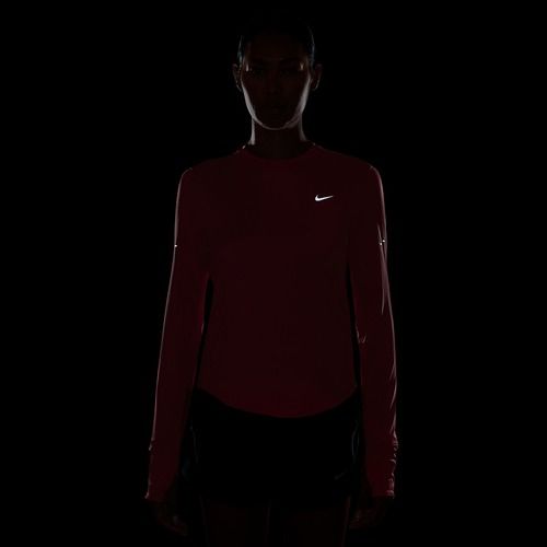 Дамска блуза с дълъг ръкав за бягане Nike Swift Dri-Fit UV sea coral