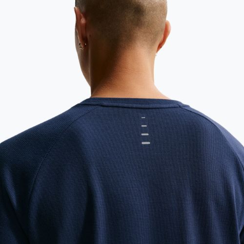 Мъжка блуза с дълъг ръкав за бягане Nike Stride Dri-Fit Waffle Crew midnight navy