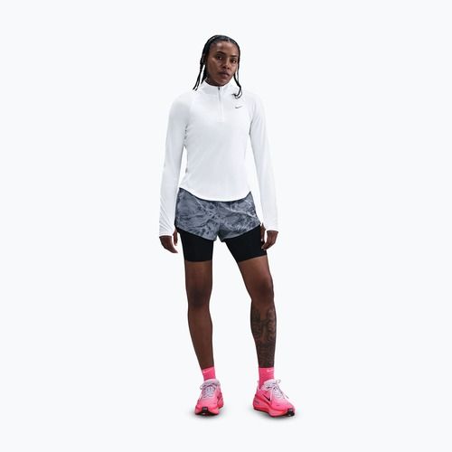 Дамски суитшърт за бягане Nike Tempo Dri-Fit 1/4 Zip white