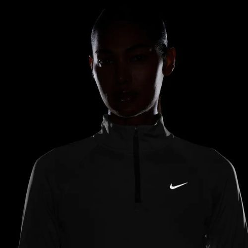 Дамски суитшърт за бягане Nike Tempo Dri-Fit 1/4 Zip white
