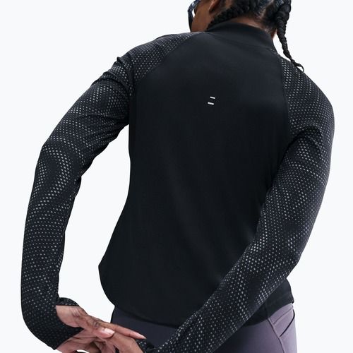 Дамска блуза с дълъг ръкав за бягане Nike Tempo Flash Dri-Fit 1/4 Zip black