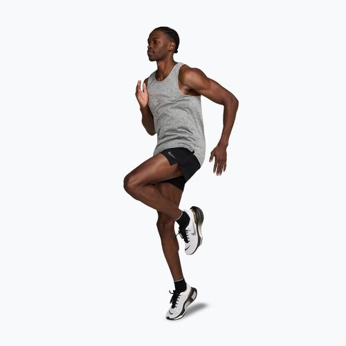 Мъжка тениска за бягане Nike Stride Dri-Fit ADV smoke grey/heather