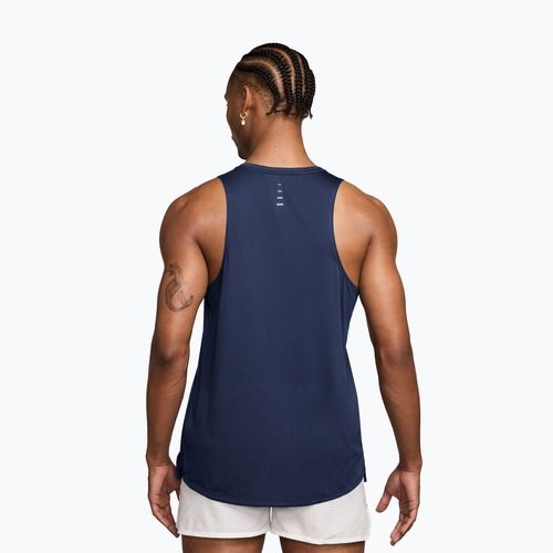 Мъжка тениска за бягане Nike Stride Dri-Fit ADV midnight navy