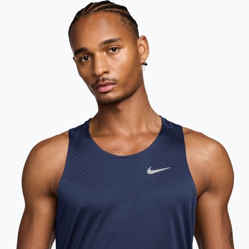 Мъжка тениска за бягане Nike Stride Dri-Fit ADV midnight navy