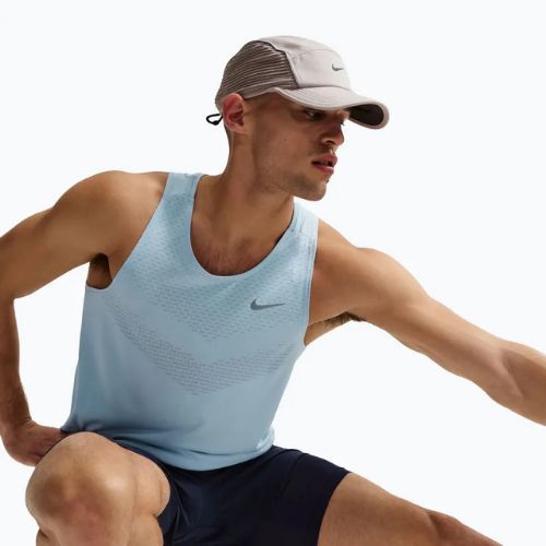 Мъжка тениска за бягане Nike Stride Dri-Fit ADV light armour blue