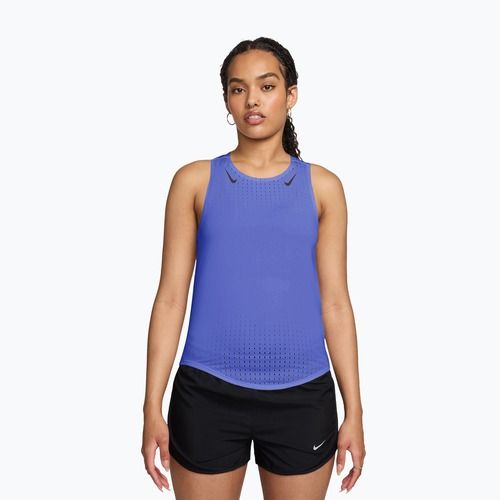 Дамска тениска за бягане Nike AeroSwift Dri-Fit ADV Singlet sapphire/black