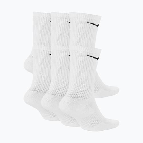 Мъжки чорапи Nike Everyday Plus Cushioned Crew 6 pairs white/black