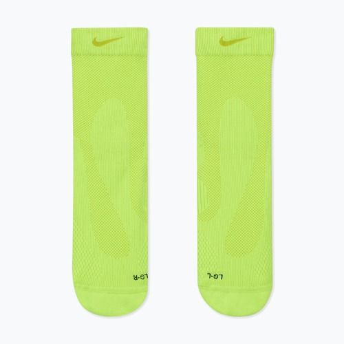 Чорапи Nike Running Lightweight Micro Crewvolt/bright cactus/black/bright cactus