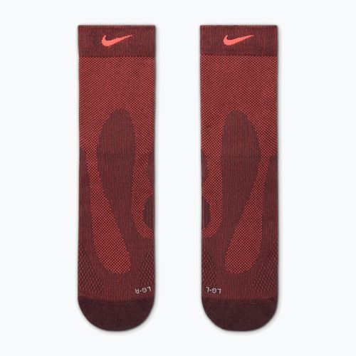 Чорапи Nike Running Lightweight Micro Crew Socks tattoo/hot lava/pure platinum/hot lava