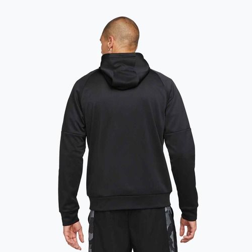 Мъжки суитшърт за тренировка Nike Therma Fit Full-Zip black/black/white