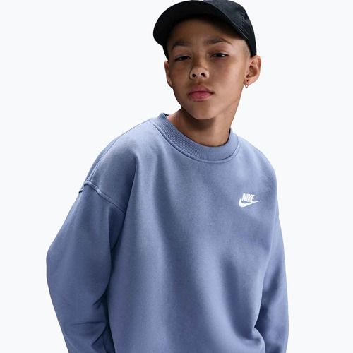Детски суитшърт Nike Sportswear Club Fleece world indigo/white