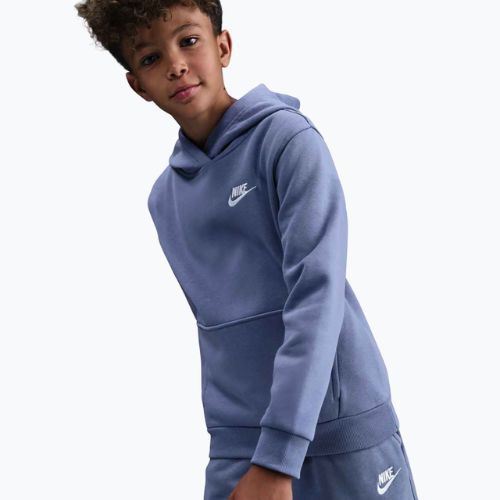 Детски суитшърт Nike Sportswear Club Fleece world indigo/white