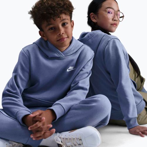 Детски суитшърт Nike Sportswear Club Fleece world indigo/white