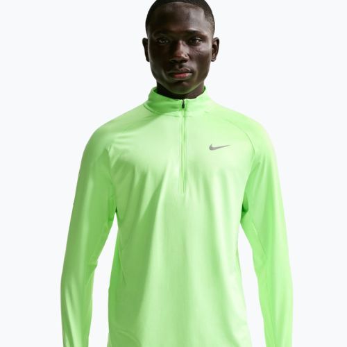 Мъжки суитшърт за бягане Nike Stride 1/4 Zip Dri-Fit lime blast