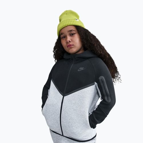 Детски суитшърт Nike Sportswear tech fleece full-zip dark grey heather/black/black/black
