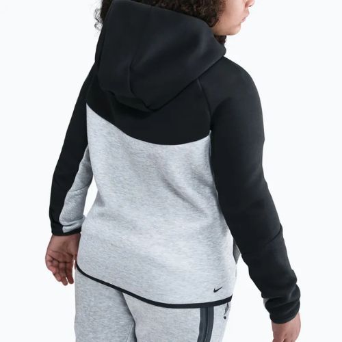 Детски суитшърт Nike Sportswear tech fleece full-zip dark grey heather/black/black/black