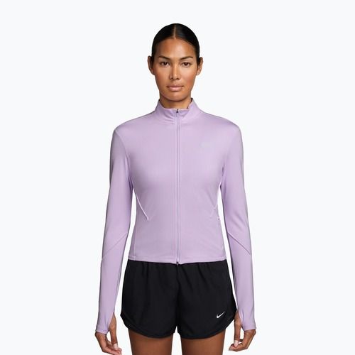 Дамски суитшърт за бягане Nike Swift Dri-Fit Full Zip Mid-Layer violet mist