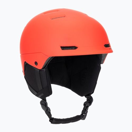 Детска скиорска каска Salomon Husk Jr cherry tomato