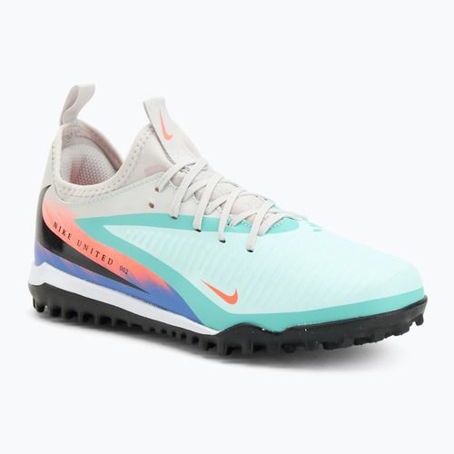 Детски футболни обувки Nike United Phantom 6 Low Academy Jr TF pistachio frost/hyper orange