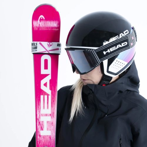 Пистови ски HEAD WC Rebels e-Race Pro RP WCR 14 + автомати Freeflex 14 GW 75 Years pink