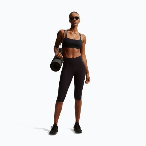 Спортен сутиен Nike Zenvy Strappy Light-Support black/cold gray