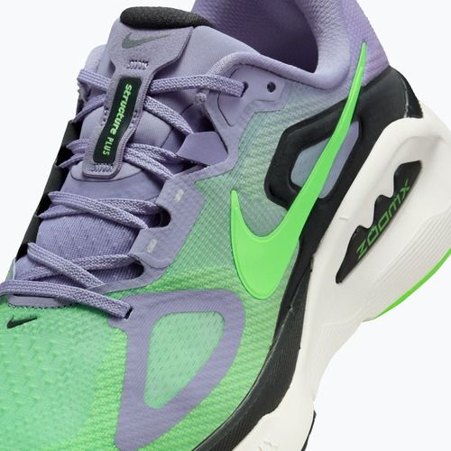 Мъжки обувки за бягане Nike Structure Plus iron purple/off noir-sail/voltage green