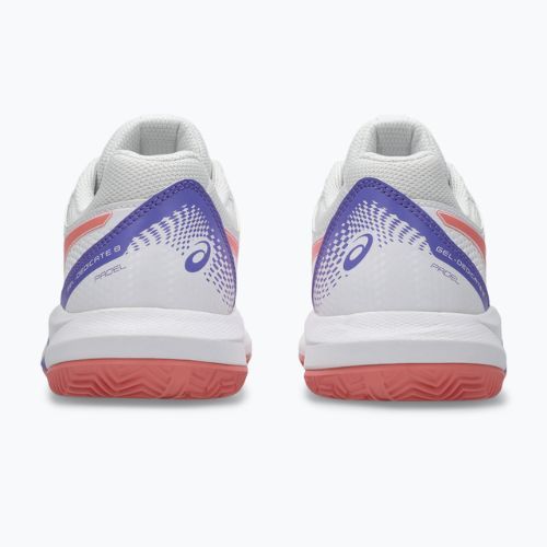 Дамски обувки за падел ASICS Gel-Dedicate 8 Padel W white/guava
