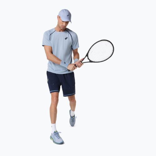 Мъжка фланелка за тенис ASICS Match grey/blue