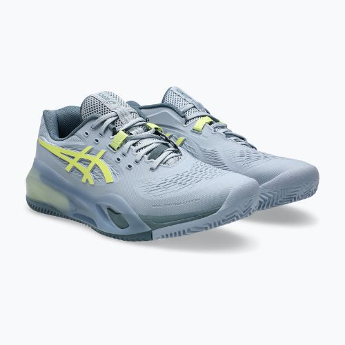 Мъжки тенис обувки ASICS Gel-Resolution X Clay grey blue/pistachio