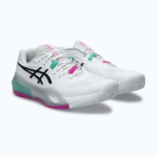 Мъжки тенис обувки ASICS Gel-Resolution X Clay white/aurora green