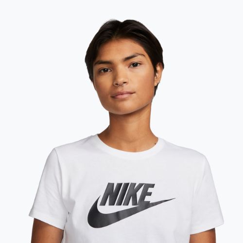 Дамска тениска Nike Sportswear Club Essentials Logo white/black