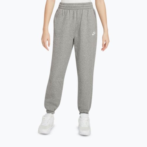 Детски панталони Nike Sportswear Club Fleece dark grey heather/base grey/white