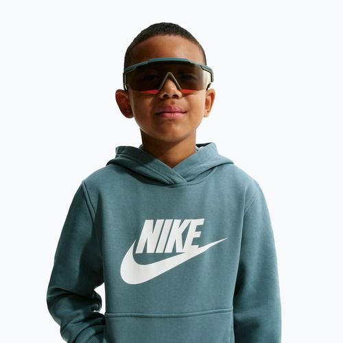 Детски суитшърт Nike Club Fleece Hoodie mineral slate/white