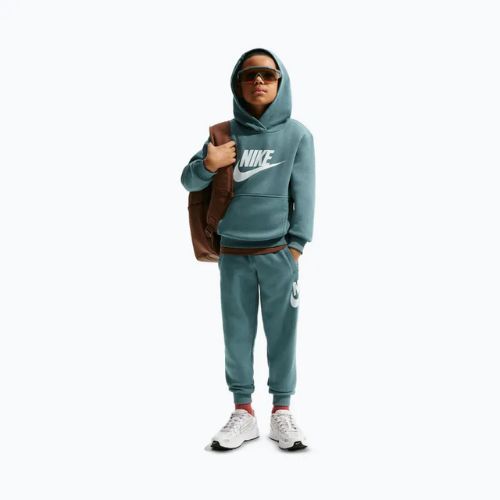 Детски суитшърт Nike Club Fleece Hoodie mineral slate/white