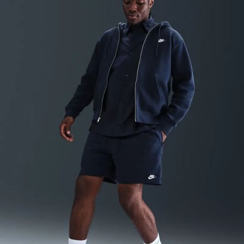 Мъжки шорти Nike Club French Terry Flow obsidian/obsidian/white