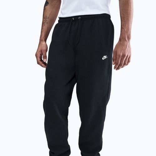 Мъжки панталони Nike Club Cuffed Brushed black/black/white