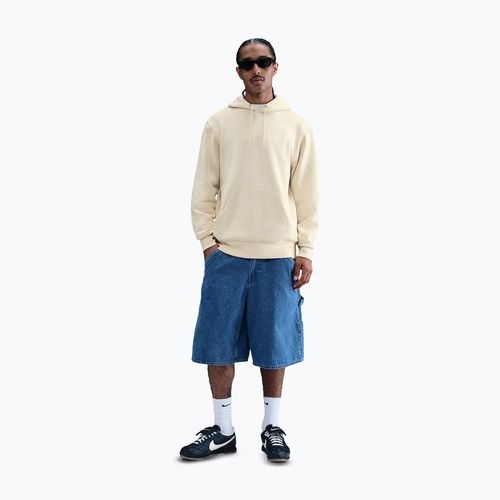Мъжки суитшърт Nike Club Pullover Hoodie light khaki/light khaki/white