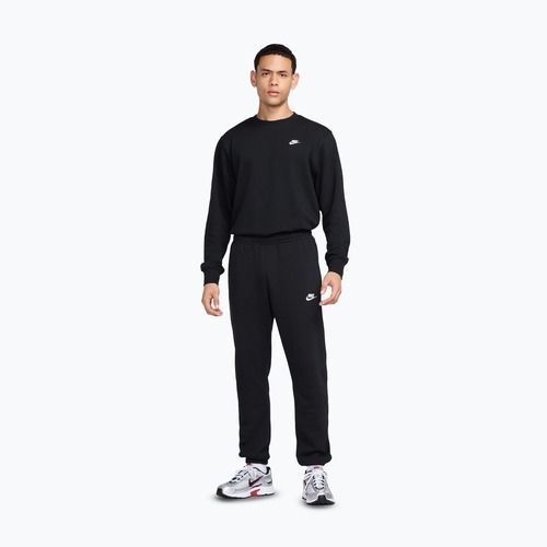 Мъжки суитшърт Nike Club French Terry Crew black/white