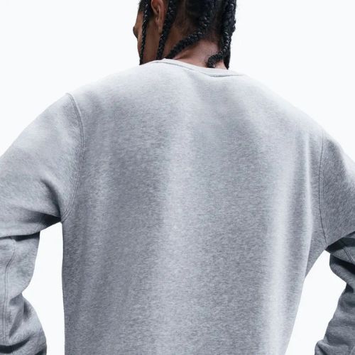 Мъжки суитшърт Nike Sportswear Club Graphic Fleece Crew dark grey heather/white