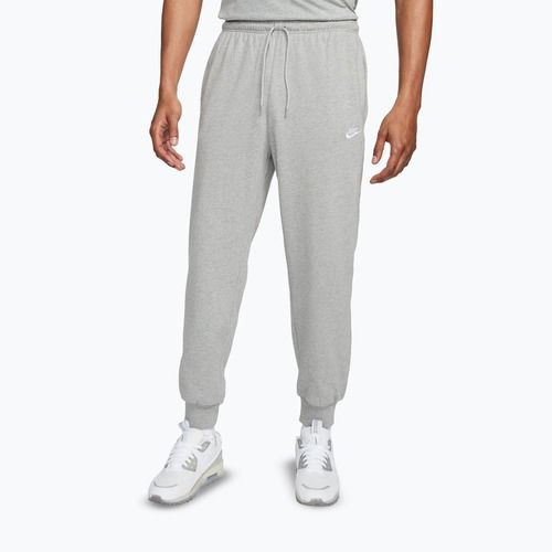 Мъжки панталони Nike Club Knit Jogger dark grey heather/white