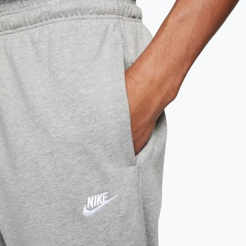 Мъжки панталони Nike Club Knit Jogger dark grey heather/white
