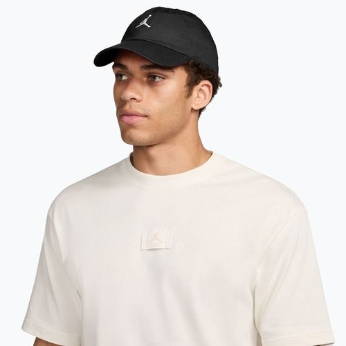 Czapka z daszkiem  Nike Jordan Club Unstructured Curved-Bill black/white