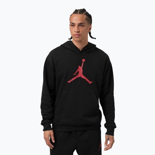 Мъжки суитшърт  Jordan Pullover Hoodie black/gym red